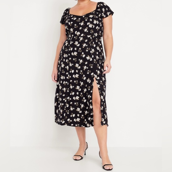 Old Navy Floral Midi Dress - Picture 1 of 4
